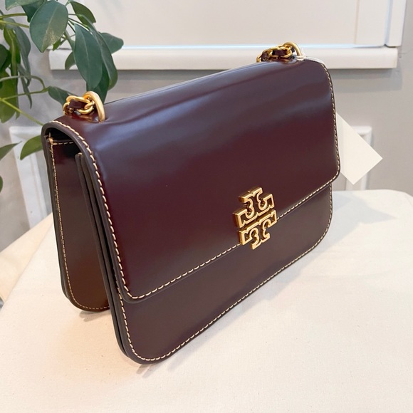 🔥NeW! Tory Burch Britten Smooth Medium Adjustable Shoulder Bag - Picture 7 of 17